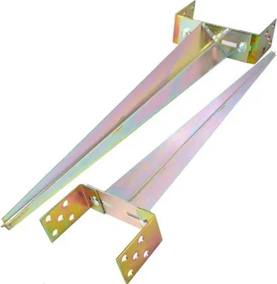 Produktbild von Famanu Bodemhülse für Pfostenhalter - 0-120 mm einstellbar, 750 mm Höhe, verzinkter Stahl