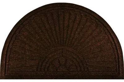 Produktbild von wash+dry Schmutzfangmatte Dune Halfmoon Dark Brown - 55 x 85 cm