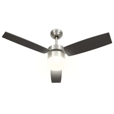 Produktbild von vidaXL Deckenventilator mit Licht und Fernbedienung 108 cm Dunkelbraun