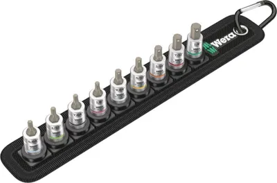 Produktbild von Wera 05003884001, 1/4, 1/8, 3/16, 3/32, 5/32, 5/64, 7/32, 7/64, 9/64, 269 g, 25,4 / 4 mm (1 / 4"), Taiwan
