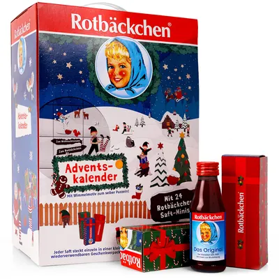 Produktbild von Rotbäckchen Adventskalender 2026 (24 x 125 ml)
