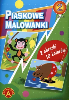 Produktbild von Malowanka piaskowa hipopotam małpka