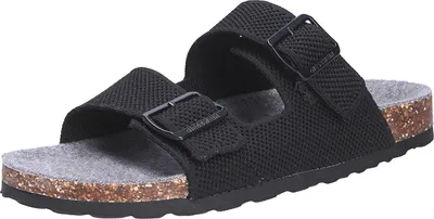 Produktbild von Giesswein Damen Tieffußbett Pantolette MERINO SLIDES schwarz Größe EUR 38