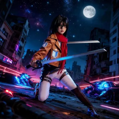 Anime-Cosplay-Outfit für Erwachsene, Survey Corps-Uniform mit Jacke und Lederrock für Halloween und Comic Con