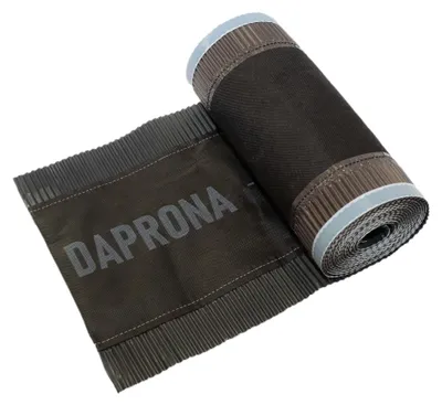 Produktbild von DAPRONA Firstband Alu, 180mm x 5m, Anthrazit, RAL 7021, Butylband wasserdicht Firstblech, Dachabdichtung selbstklebend, Dachfirst Abdeckung, Alubutyl Roller