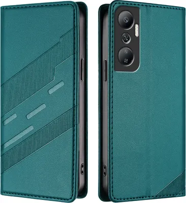 Obrázek produktu pro Pouzdro pro Infinix Hot 20 4G,Polyuretankožené peněženkové pouzdro s přihrádkou na karty a funkcí stojánku Grün