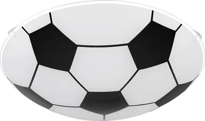 Produktbild von Deckenleuchte, Metall, Glas, weiß, Fußball-Design, D 30 cm