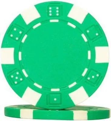 Produktbild von Pegasi Pokerchip 11.5g Grün - 25Stk. - Pokerchips - Pokerchips ohne wert - Kunststoff - Poker