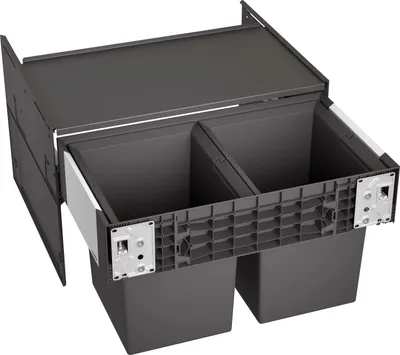 Obrázek produktu pro Vestavný odpadkový koš Blanco Select II Compact 60/2 černá 526207