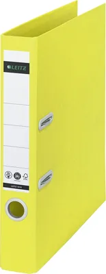 Image de 10x LEITZ 10190015 Ordner gelb Karton 5,0 cm DIN A4