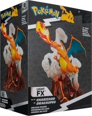 Obrázok produktu pre Jazwares Pokémon Select Charizard Deluxe 25th Anniversary svietiaca soška 39cm
