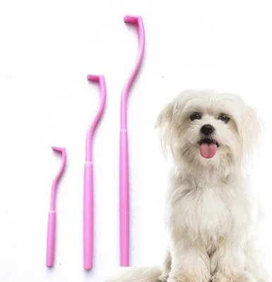 Produktbild von Famanu Haustierkamm - Läuse- und Flohkamm - Set mit drei Größen - Bis 11 cm Länge - Rosa