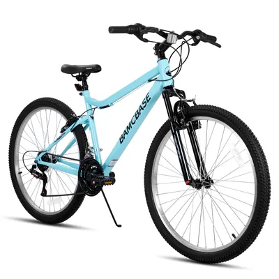 Produktbild von Hiland 26 Zoll Damen Mountainbike, 18-Gang Schaltung, Mountainbike mit V-Bremsen, Robustes MTB für Frauen Studenten-Pendlerfahrrad, Grün