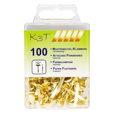 Produktbild von TSI Musterbeutel-Klammern 100 St.