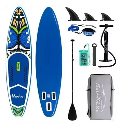 Obrázok produktu pre SUP doska – Nafukovacia doska na paddleboarding – 350 x 84 x 15 cm – Maximálna nosnosť 150 kg – S príslušenstvom – Pre dospelých