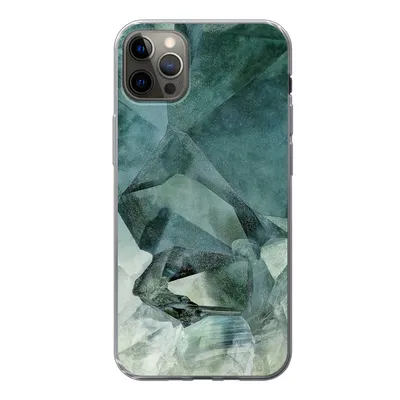 Produktbild von MuchoWow® Handyhülle Schutzhülle Hülle für iPhone 13 Pro Max Kristall - Naturstein - Luxus Silikon Softcase Handy Hülle - Mobiltelefon