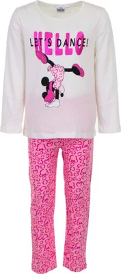 Obrázok produktu pre Disney Minnie Mouse Pohodlné bavlnené pyžamo pre deti Biele 3 roky