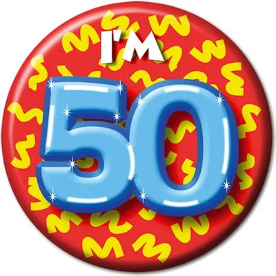 Immagine prodotto di Paperdreams Bottone piccolo - Ho 50 anni