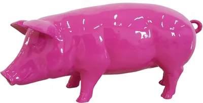 Produktbild von Abstrakte Figur Statue Gartenfiguren Dekoration Statuen Skulpturen Schwein Neu