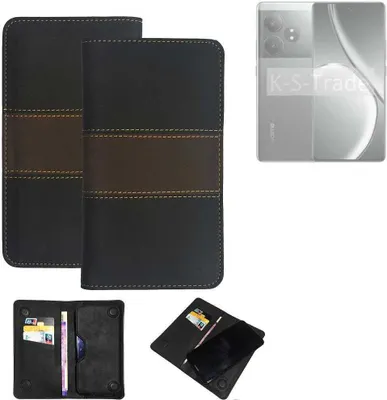 Produktbild von K-S-Trade Hülle Handyhülle kompatibel mit Realme GT 6T Schutzhülle Walletcase Bookstyle Tasche Schutz Case Handytasche Wallet Cover Kunstleder