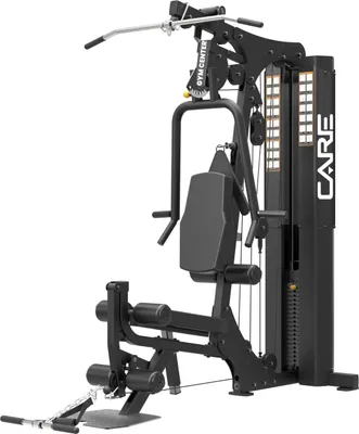 Produktbild von CARE GYM CENTER - Multifunktionale Kraftstation - Professionelle Ausführung - Maximale Belastung 91 kg - Stahlrahmen - Vielzahl an Übungen für den Einsatz im Fitnessstudio oder zu Hause