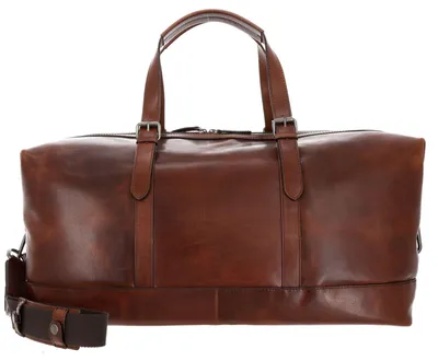 Imagen del producto de LEONHARD HEYDEN Cuero bolsa de viaje Roma Reisetasche 5376 Braun marrón oscuro