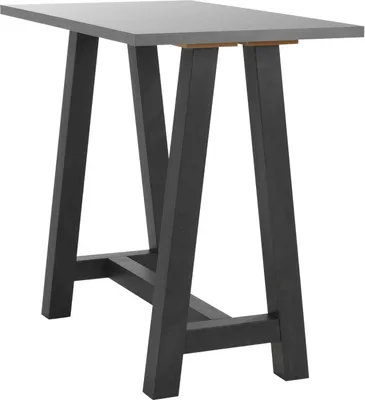 Produktbild von Bartisch - Graphit Nachbildung - 120 x 70 cm