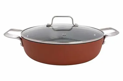 Zdjęcie produktu dla Patelnia Cerapro w kolorze terakoty, 28 cm, Cosy&trendy 7968642