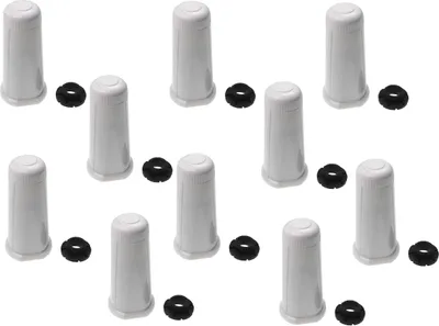 Produktbild von vhbw 10x Wasserfilter Filter kompatibel mit Sage SES876BST, SES876BSS, SES876, SES878BTR, SES878BST, SES878BSS, SES878, SES880 Espressomaschine Weiß
