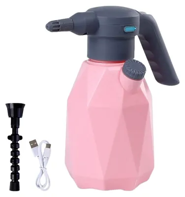 Produktbild von Wiederaufladbare elektrische Gießkanne mit verstellbarer Düse, für Innen- und Außenbereich, Ein-Knopf-Bedienung, Nebelmodus (1,5 l)