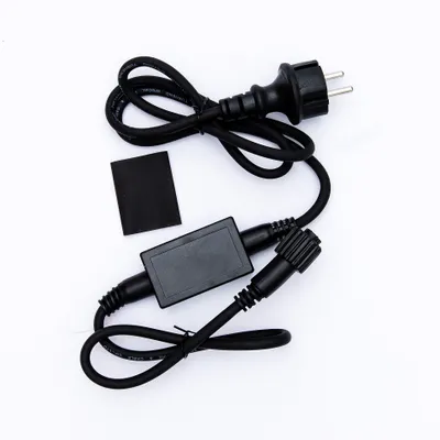 Produktbild von Außenstromkabel, schwarz, 1,5 m, IP67