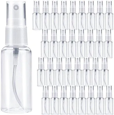 Produktbild von Sprayflessen-Set aus Kunststoff für kosmetische Produkte und Hautpflege, 35 Stück