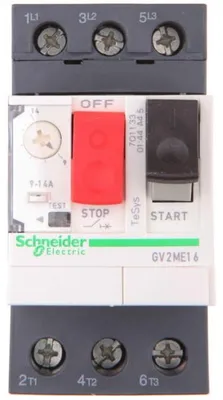 Immagine prodotto di SCHNEIDER ELECTRIC SCHNEIDER GV2ME16 interruttore automatico di protezione motore, tripolare, 9..14A