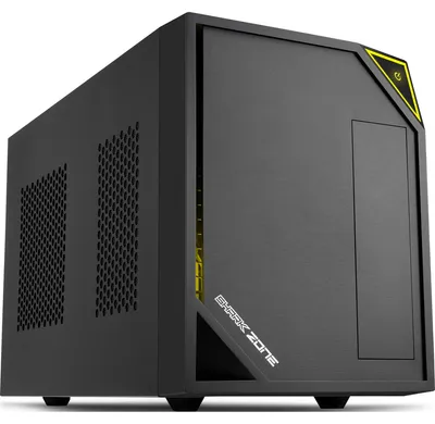 Zdjęcie produktu dla Sharkoon SHARK ZONE C10, PC, Czarny, Żółty, Mini-ITX, Metal, Gaming, 15 cm