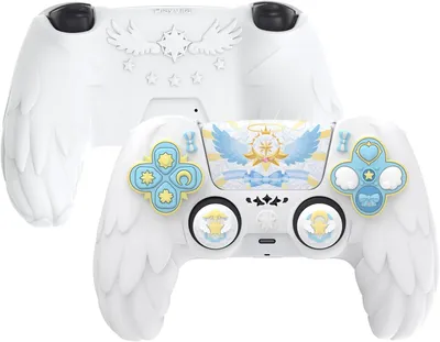 Imagen del producto de Empuñaduras para pulgares: compatibles con PlayStation 5. Funda de silicona suave para el mando