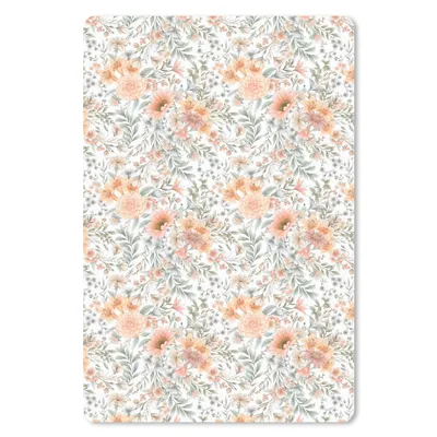 Produktbild von MuchoWow® Mauspad Mousepad Blumen - Muster - Pastell 18x27 cm - Mousepads - Maus Mat - Pad - Mausunterlage