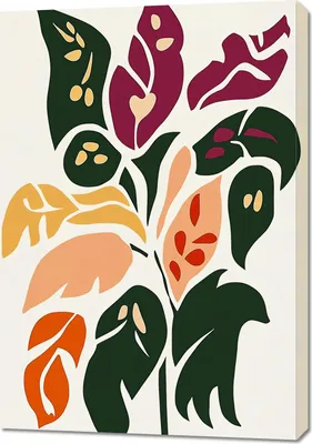 Obrázok produktu pre Obraz 70 x 100 cm Kvetinová rastlina Minimalistický, škandinávsky štýl interiérov, Boho