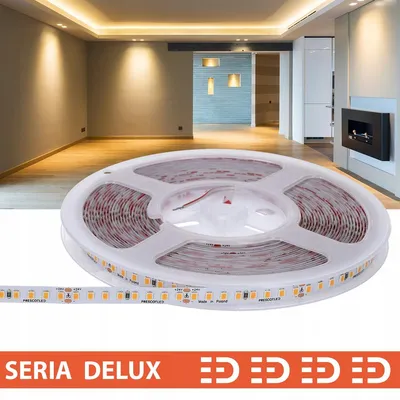 Imagen del producto de Tiras LED Prescot, 24V, luz cálida, 10 metros, alta reproducción cromática