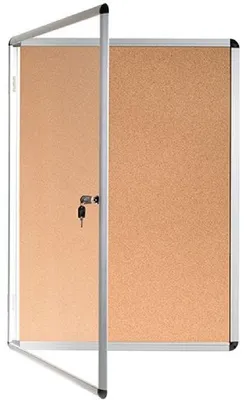 Immagine prodotto di Bi-Office Vetrina bi-ufficio Enclore interno 72 x 67,4 x 3,5 cm (L x H x P) con serratura alluminio alu