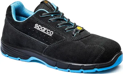 Immagine prodotto di Sparco S0754638NRCE, scarpe antincendio e di sicurezza unisex, nero-azzurro, 38 EU