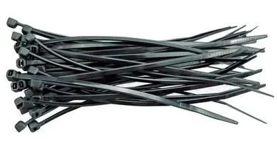 Image de Ruban tendeur 300 x 3,6 mm 100 pcs noir