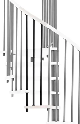 Produktbild von Minka Höhenerweiterung für Spiral Wood 160cm Durchmesser Weiß Schwarz