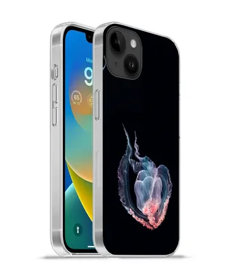 Produktbild von MuchoWow® Handyhülle Schutzhülle Hülle für Apple iPhone 14 Plus - Soft case Quallen - Meerestiere - Schwarz Silikon Softcase Handy Hülle - Abbildung