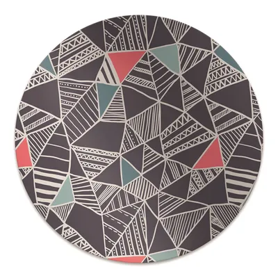 Obrázok produktu pre Okrúhla Podlahová ochranná podložka - Ochranná podložka pod stoličku - Podlahová podložka - 140x100 cm - Čmáranice