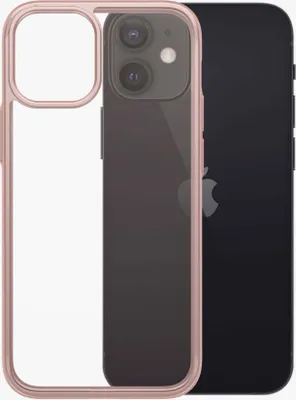 Produktbild von PanzerGlass ClearcaseColor Hülle für Apple iPhone 12 Mini - Rosa KP19763