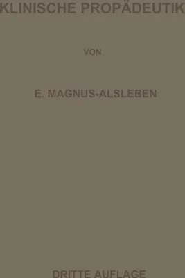 Produktbild von Vorlesungen über Klinische Propädeutik