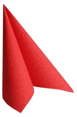 Immagine prodotto di 50 tovaglioli "ROYAL Collection" 1/4 di piega 40 cm x 40 cm rosso "Casali
