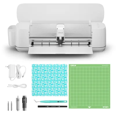 Schneideplotter iCraft – für Textilien, Papier, Leder & mehr (Weiß)