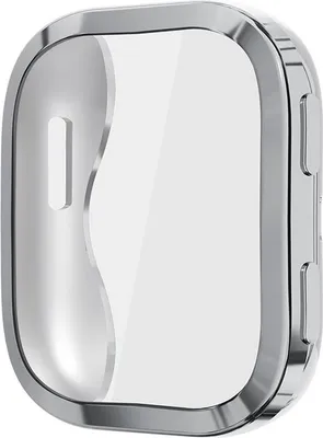 Obrázek produktu pro INF Ochranné pouzdro pro Amazfit Bip 6, TPU galvanizovaný kryt na hodinky stříbrný