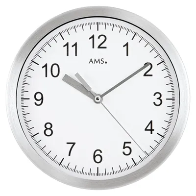 Produktbild von AMS Funk-Wanduhr, Funkwerk, D20x4cm, 5910